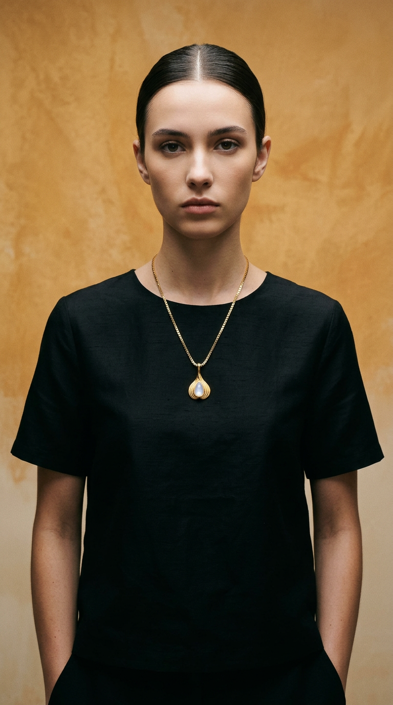 AI product shot of Luna Necklace