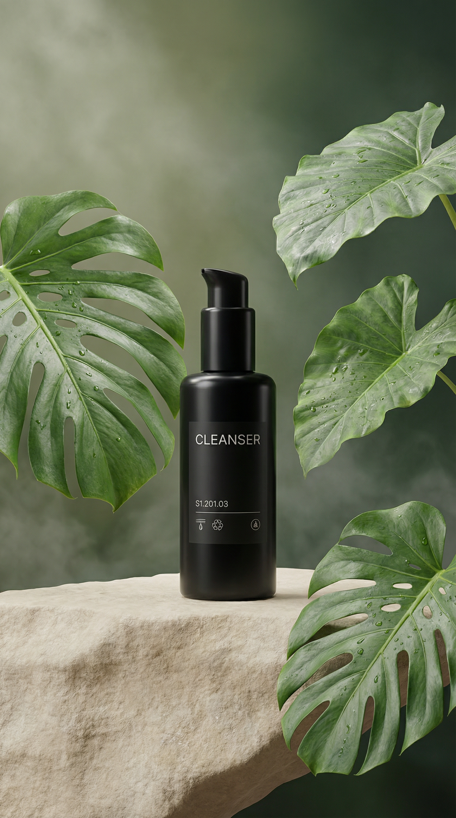 AI product shot of Gentle Foam Scalp Cleanser