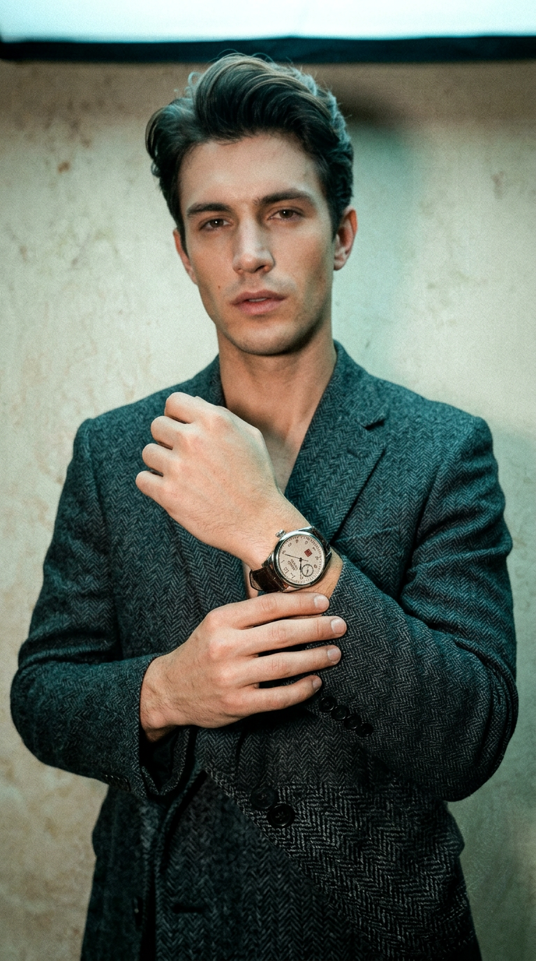 AI product shot of Model-VHK (Vintage Hong Kong)