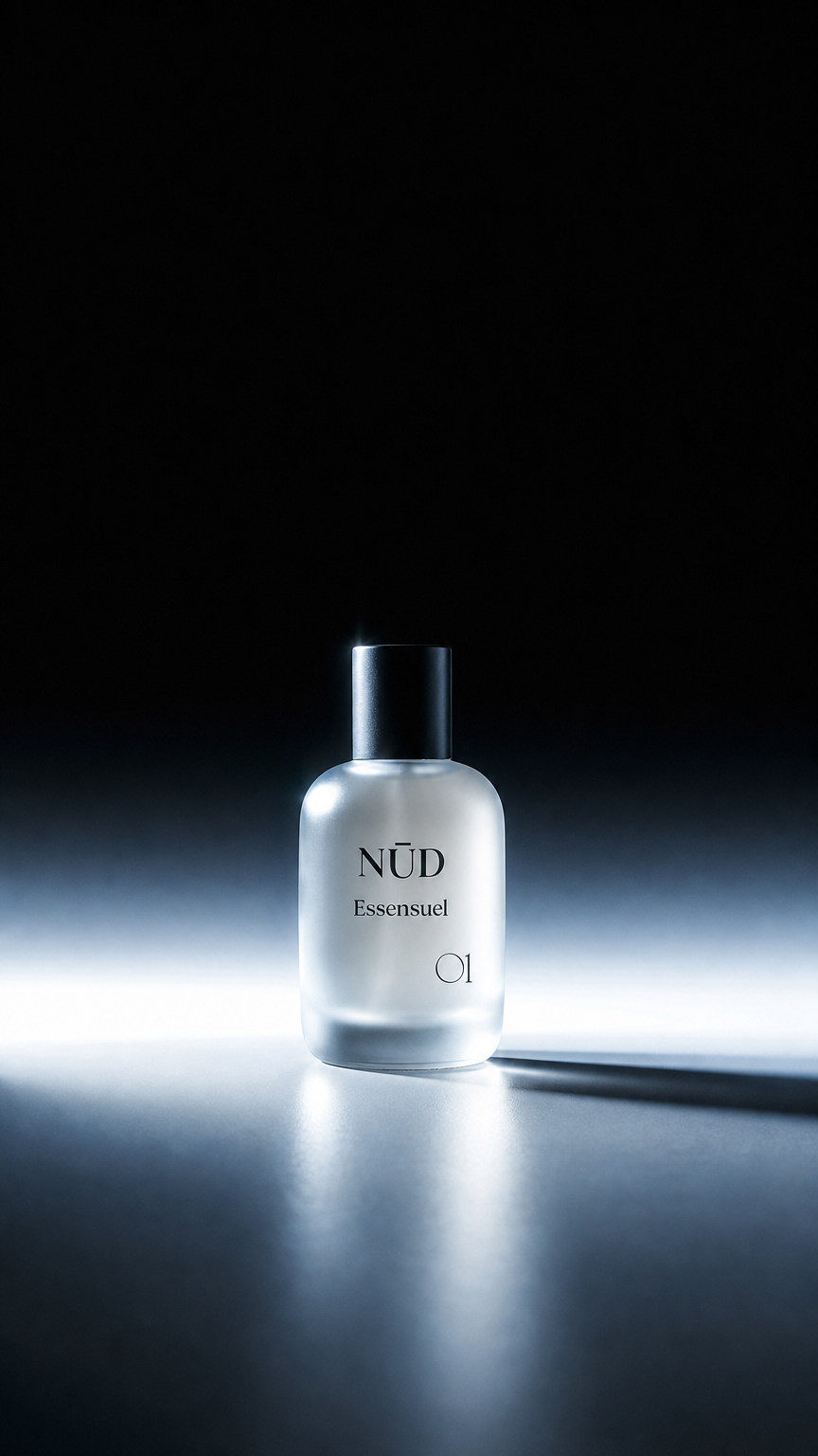 AI product shot of NŪD Essensuel Intimate Mist