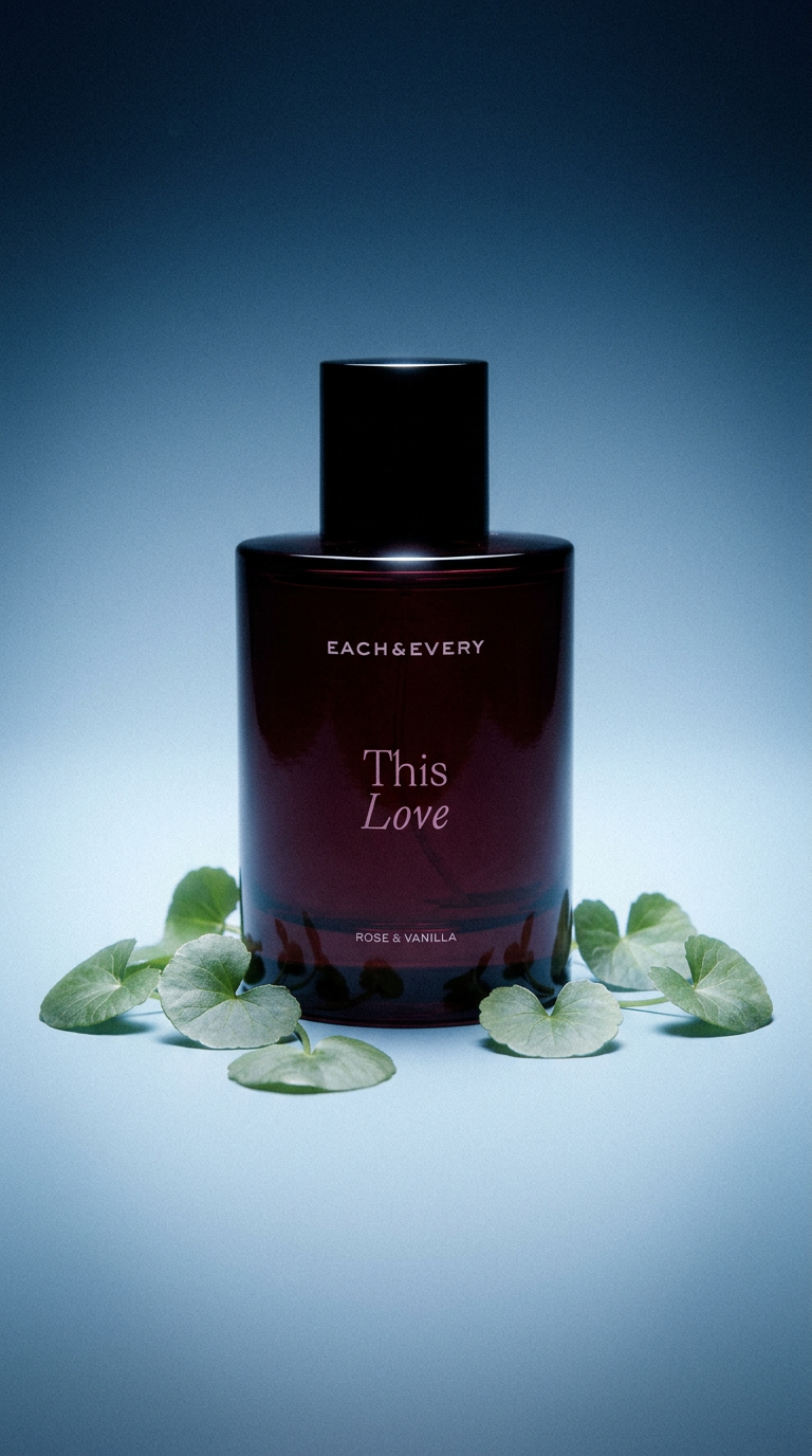 AI product shot of This Love (Rose & Vanilla) Hair & Body Mist