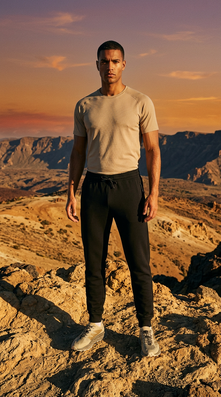 AI product shot of Pantalon de jogging à poches multisports unisexe