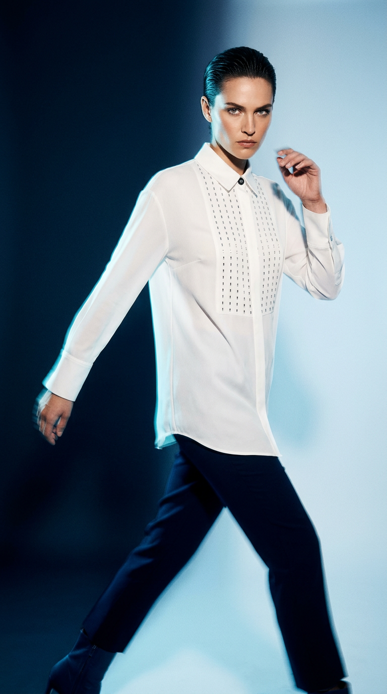 AI product shot of Beaded Oversized Shirt