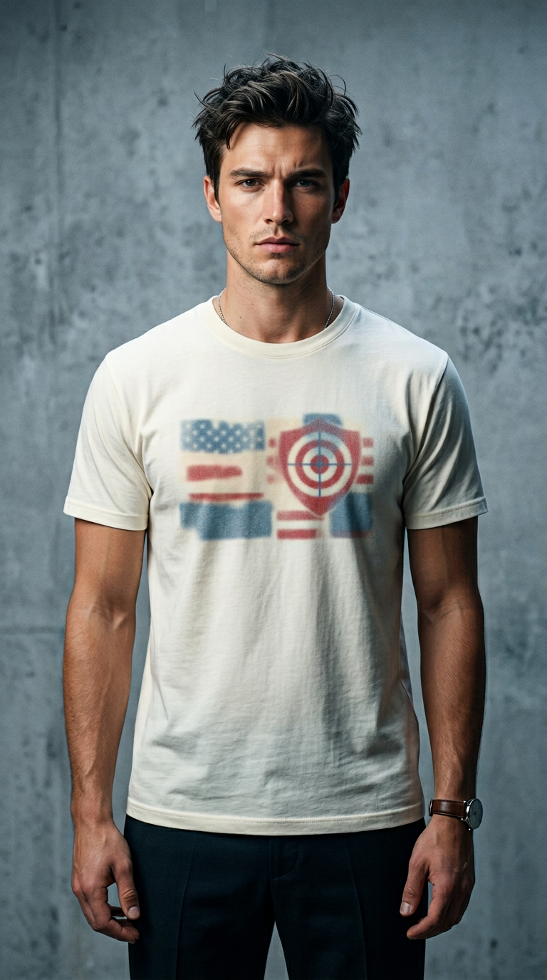 AI product shot of Book Worm Tee