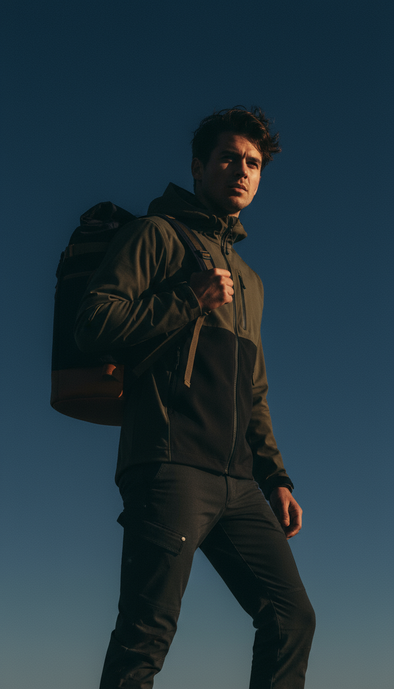 AI product shot of backpack Gen III