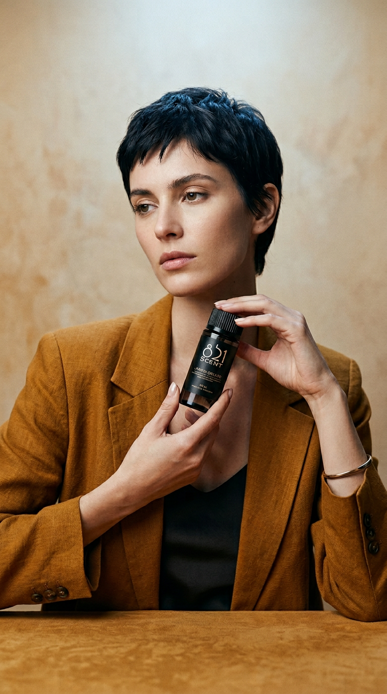 AI product shot of 821scent | Jardín Oculto