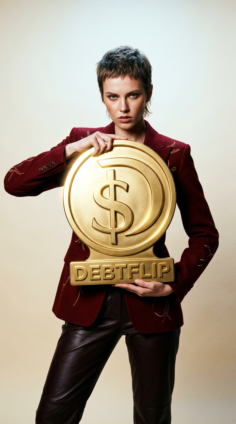 AI product shot of DebtFlip