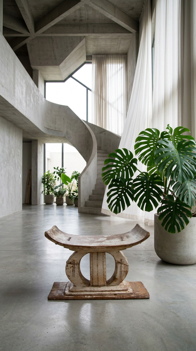 AI product shot of Ashanti Stool 12