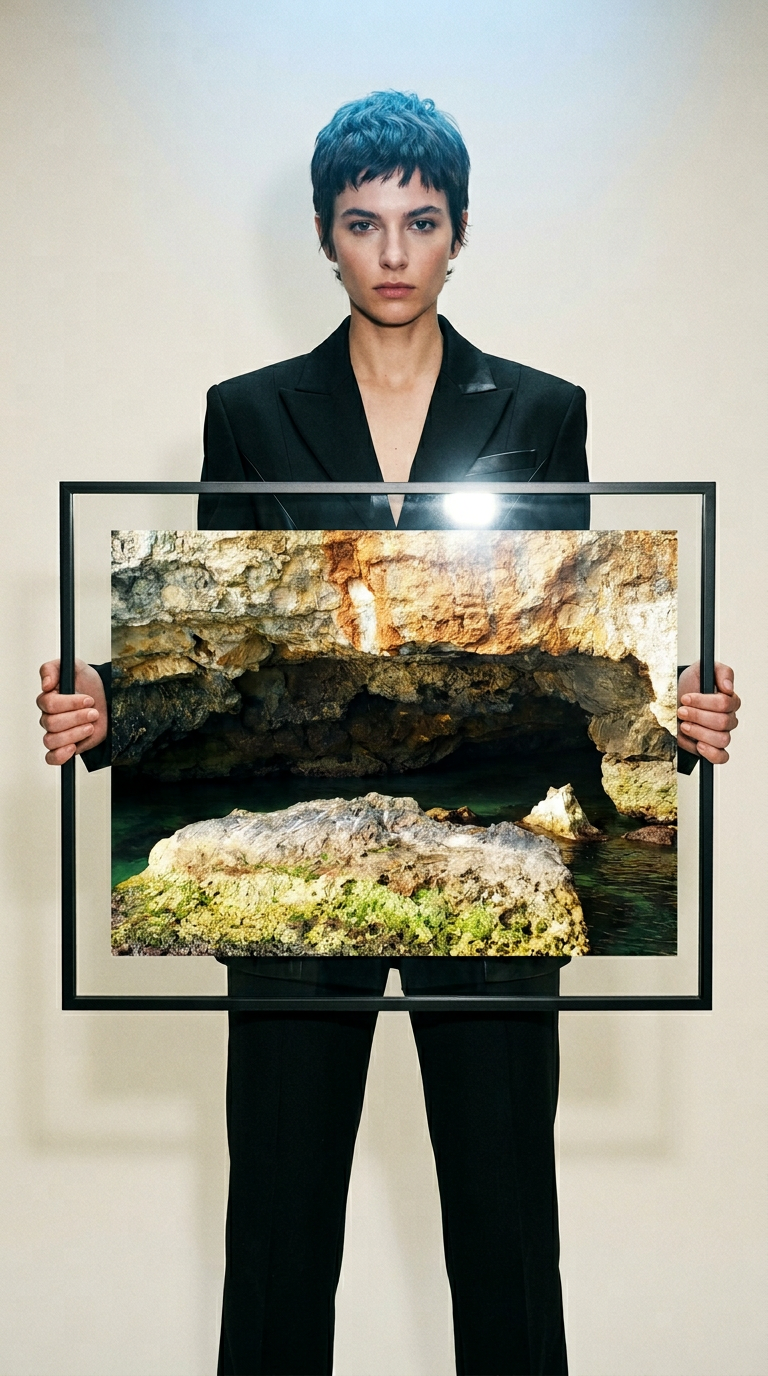 AI product shot of L’escursione alle Grotte