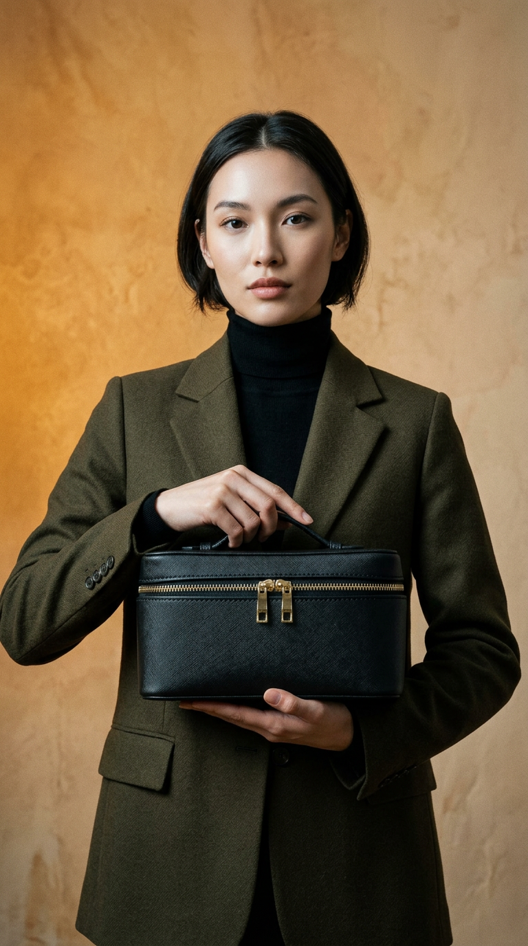 AI product shot of Small Personalised Vanity Case