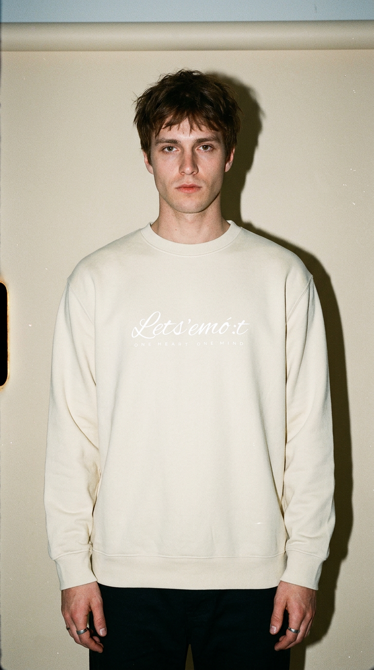 AI product shot of Essential Heavyweight Crewneck Sweatshirt