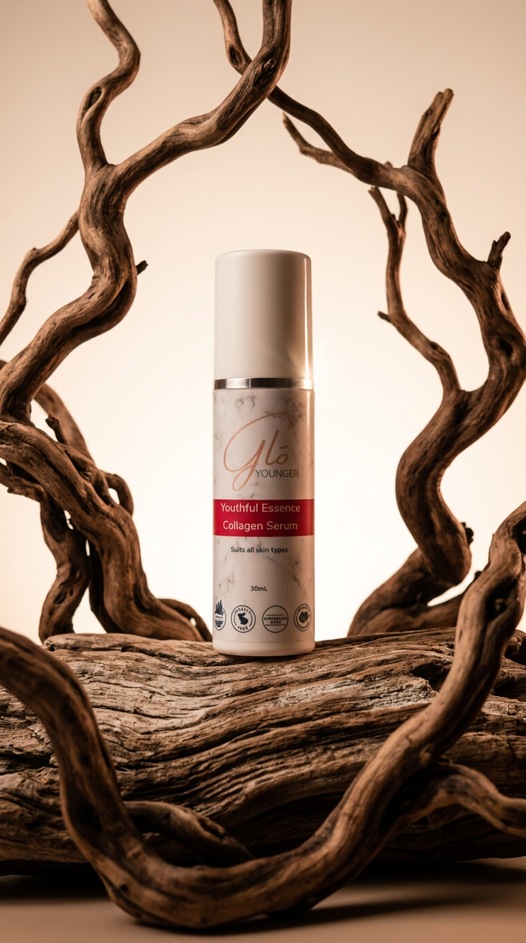 AI product shot of Youthful Essence Collagen Serum