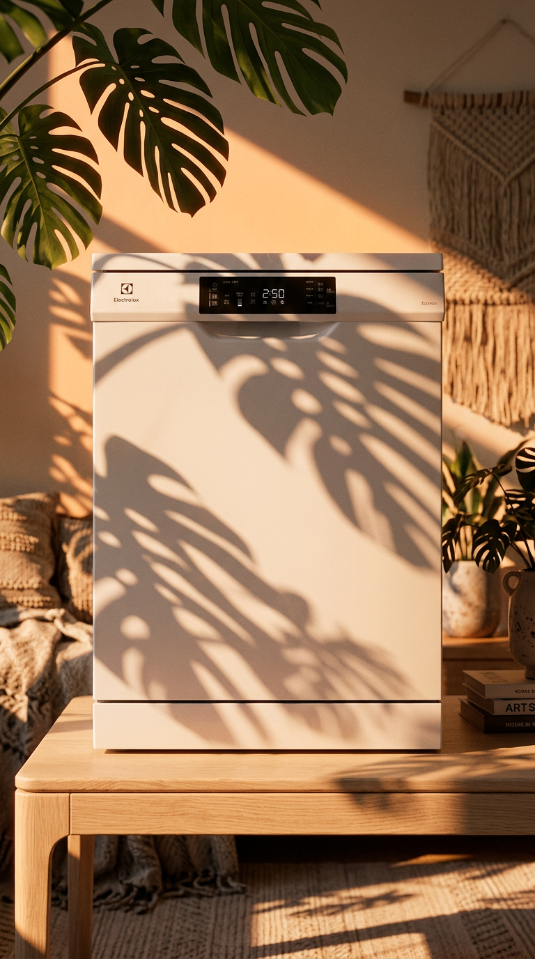 AI product shot of 60公分極淨呵護300系列13人份獨立式洗碗機