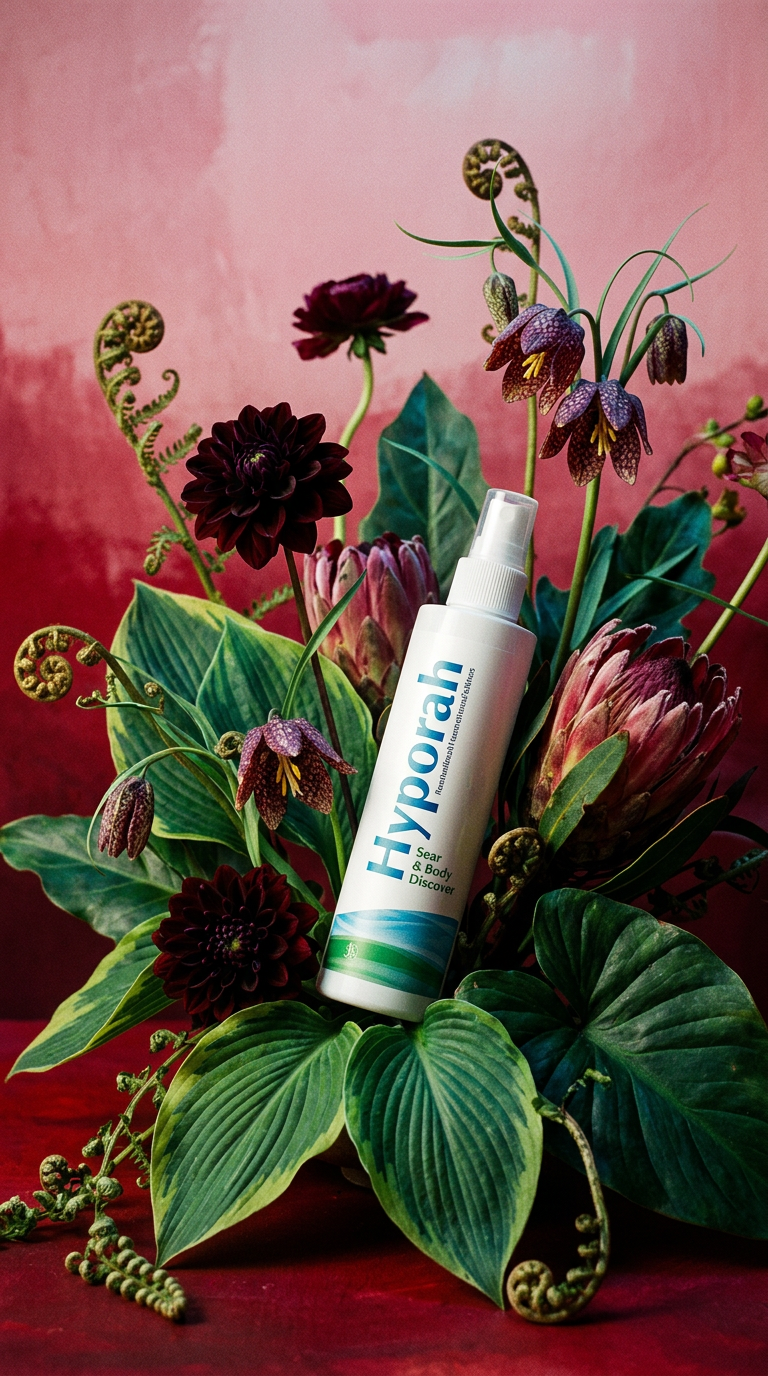 AI product shot of Hyporah Face And Body Spray