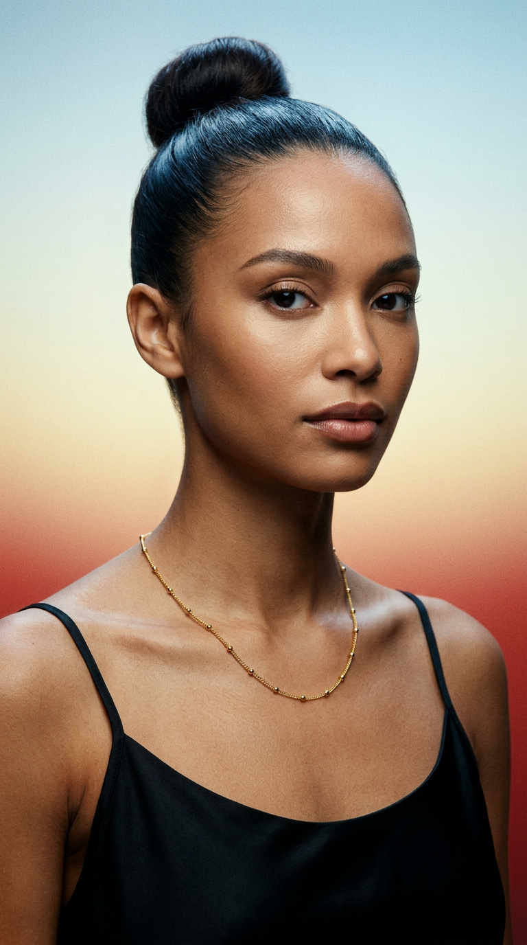 AI product shot of Satellite Chain Necklace