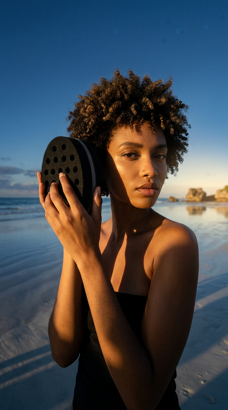 AI product shot of Twist & Curl Sponge