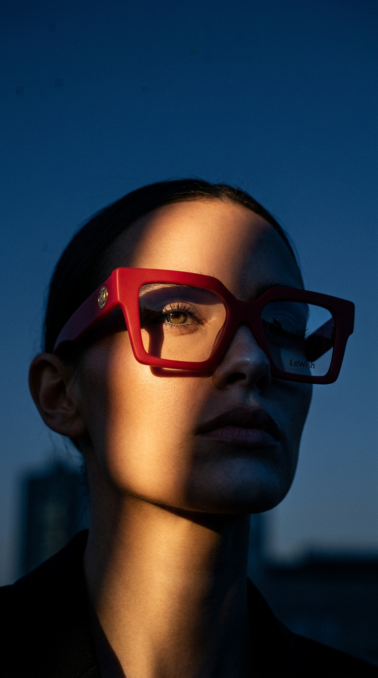 AI product shot of Dioptrické brýle LeWish - Dámské