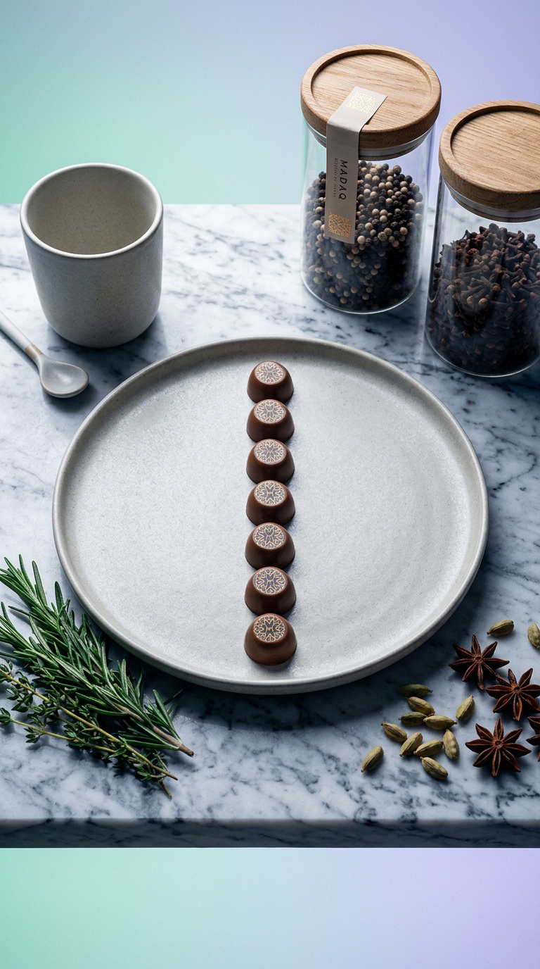 AI product shot of Salted Caramel Bonbons 7st