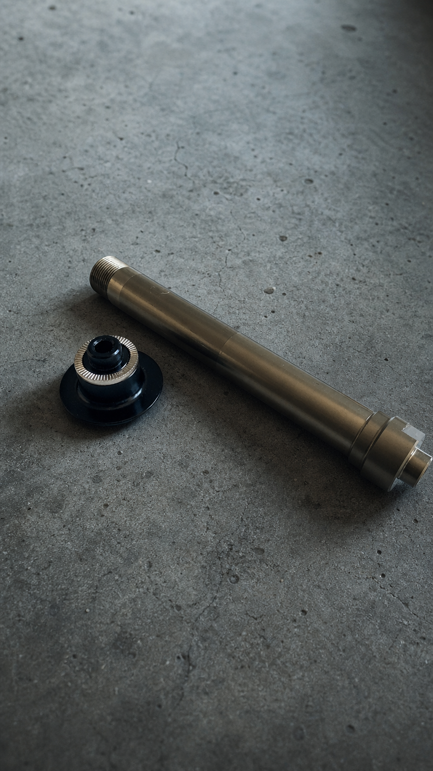 AI product shot of Disc brake axle adapter - rear (gravel)