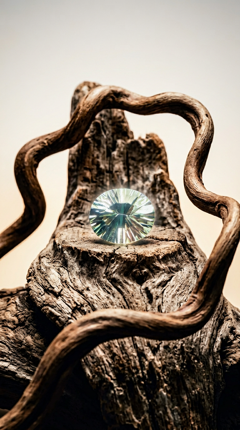 AI product shot of Fantasy Oval Cut Prasiolite for Custom Work