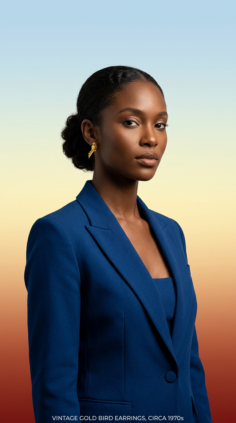 AI product shot of Parrot Studs