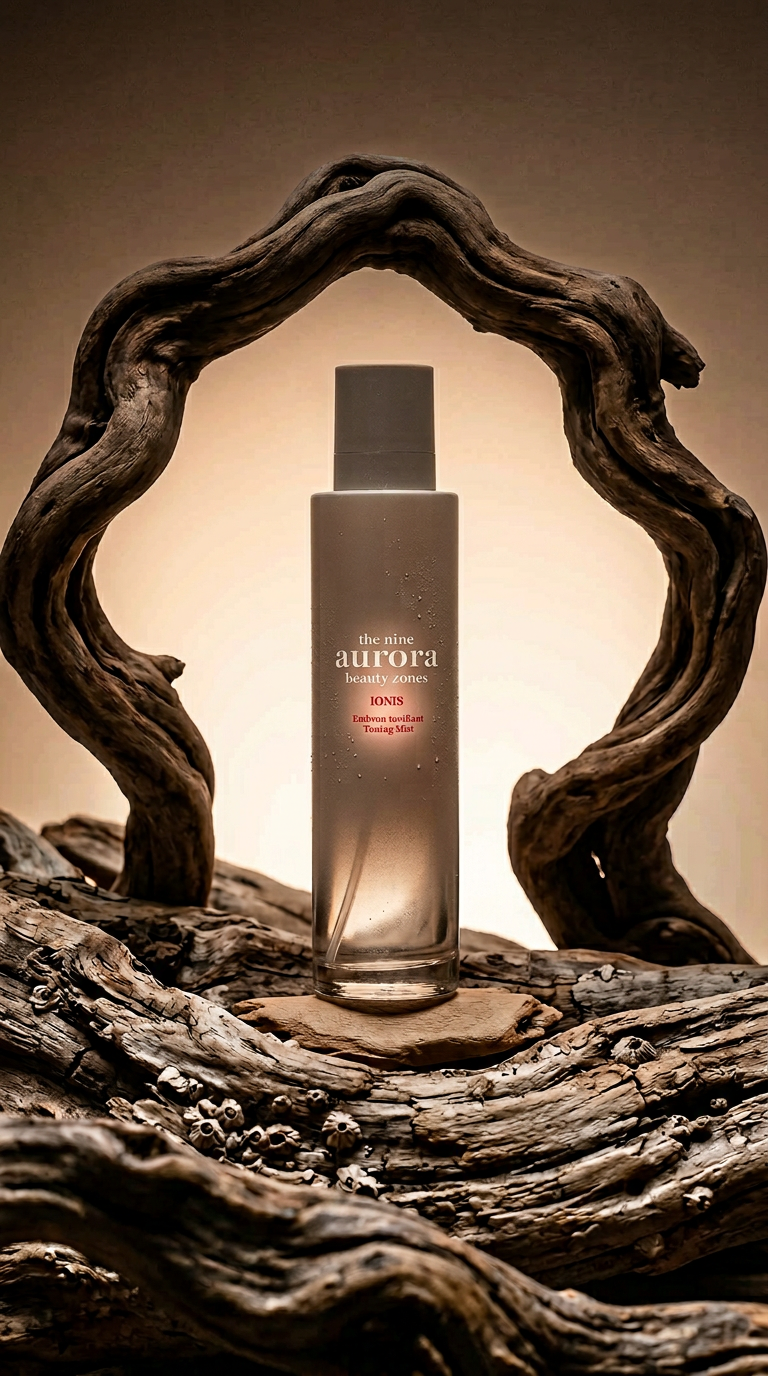 AI product shot of Ionis Toning Mist