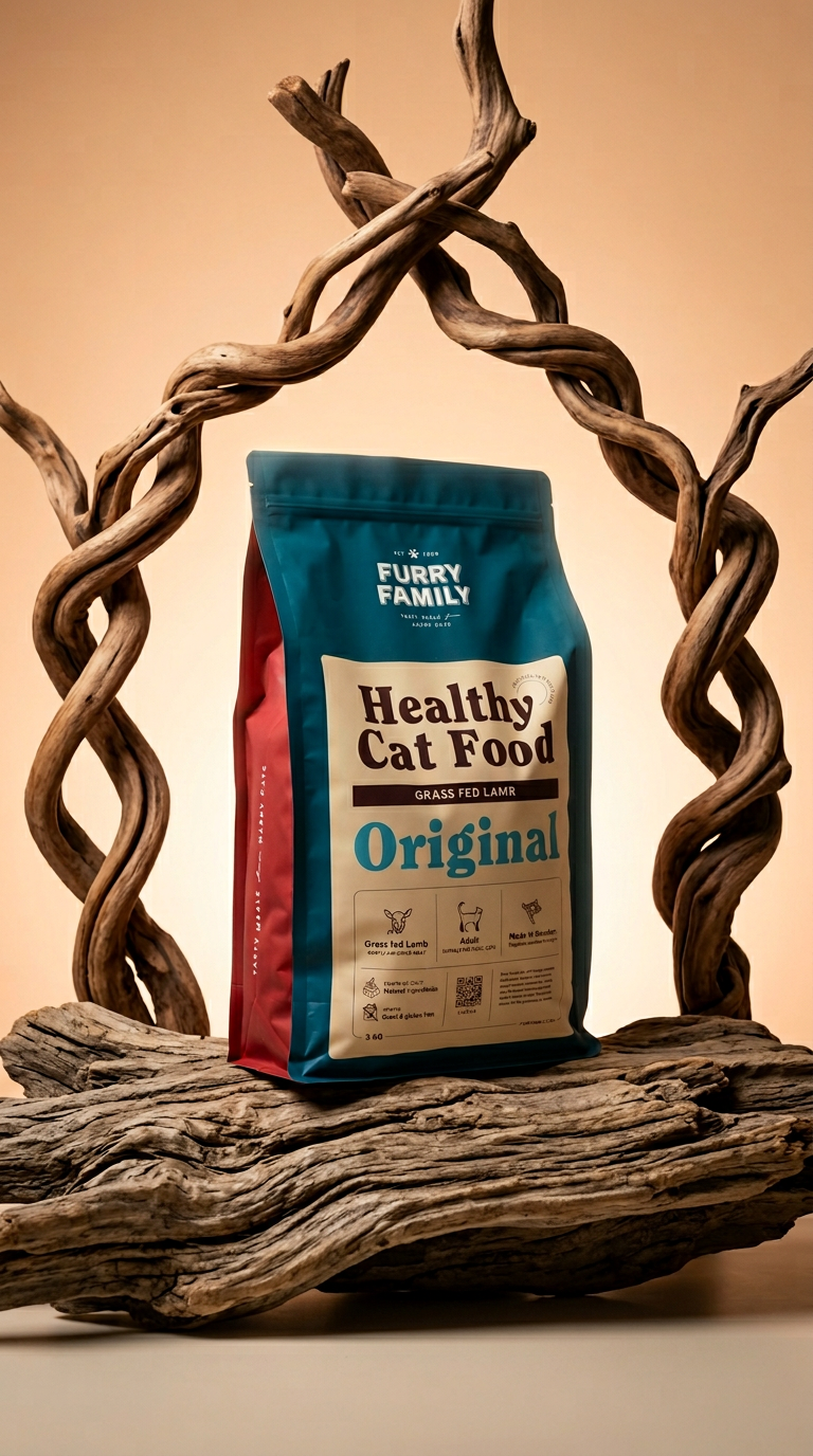 AI product shot of Cat Lamb Original, 3 kg