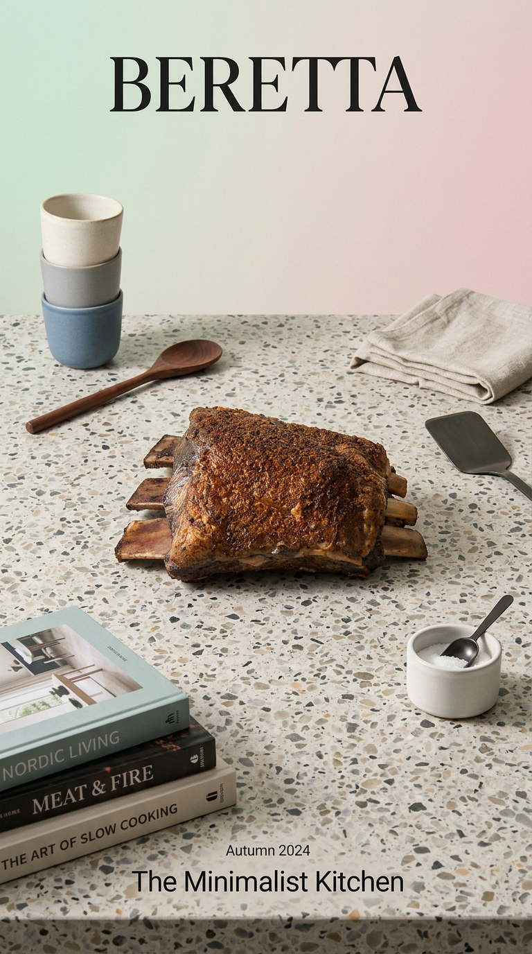 AI product shot of Smoked Beef Short Ribs: Grass Fed RWA Beef