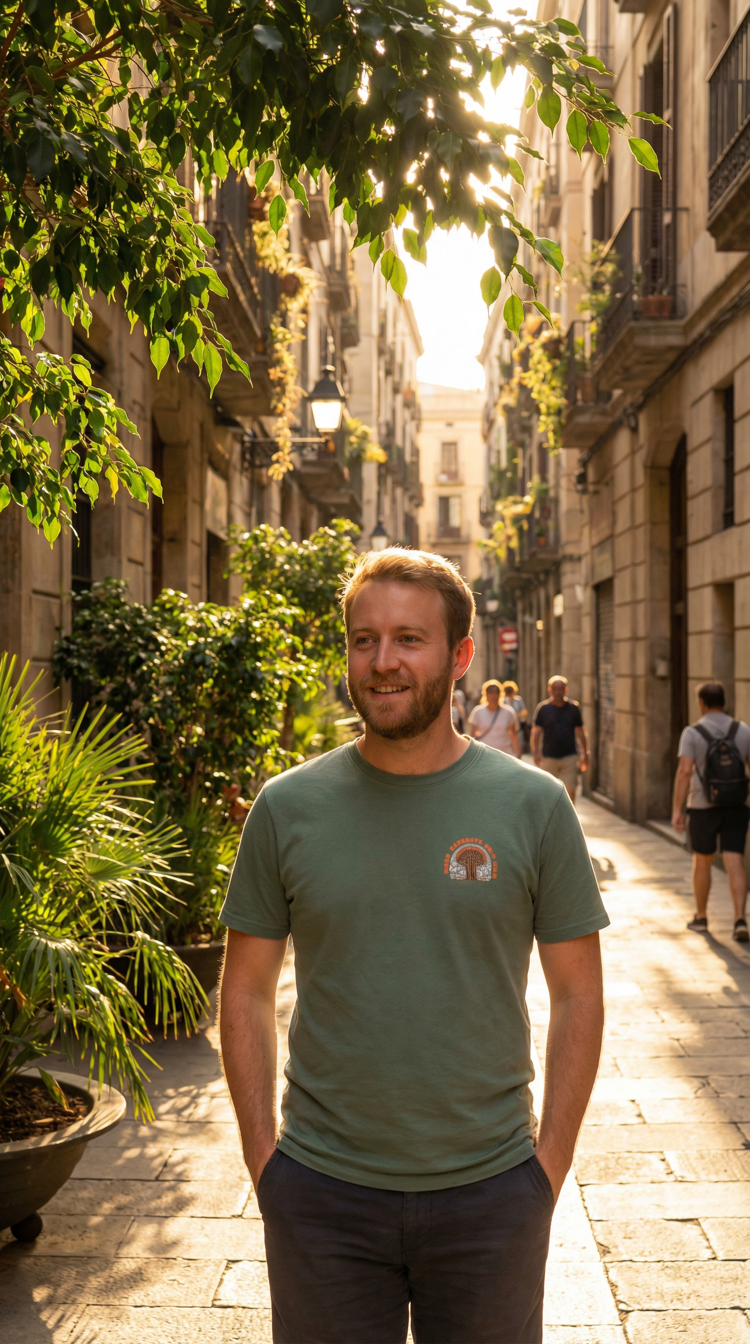 AI product shot of The Just Hanging Around Tee