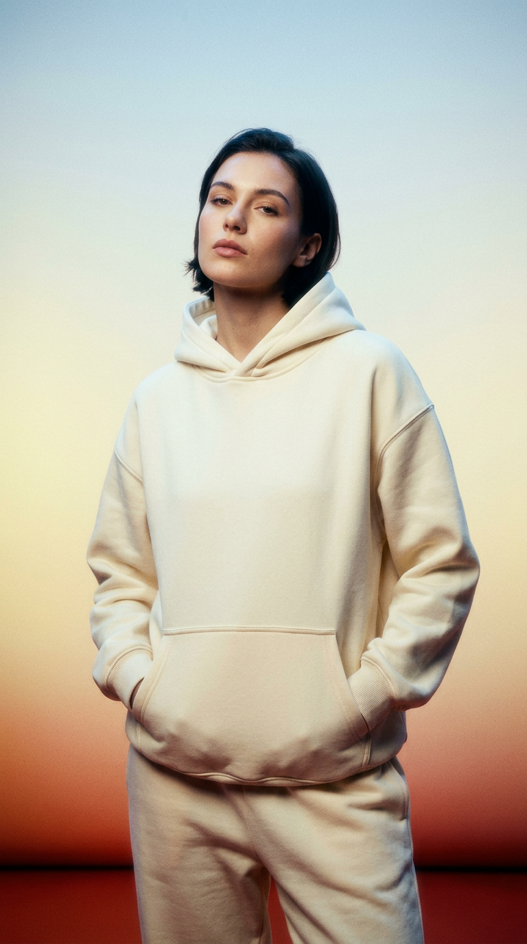 AI product shot of Signature Hoodie