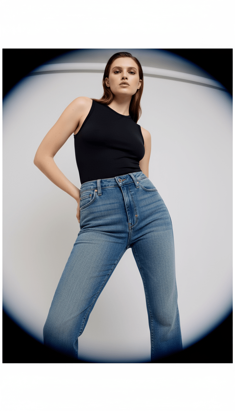 AI product shot of Judy Blue Jeans