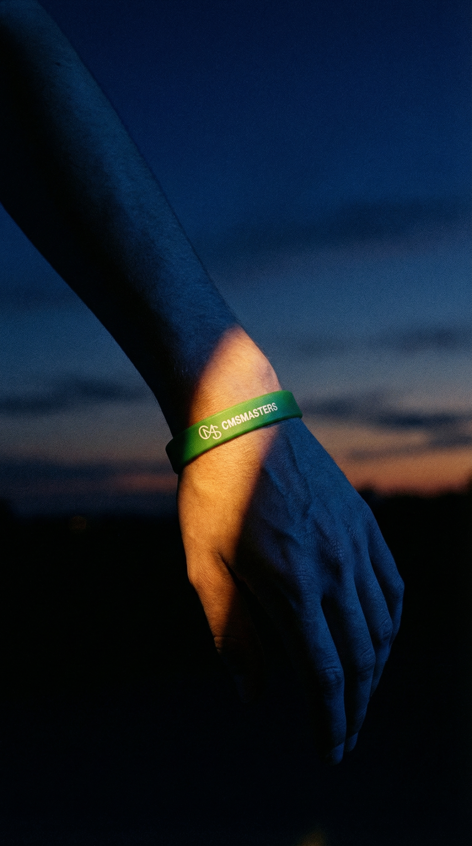 AI product shot of CMS Silicone Bracelet