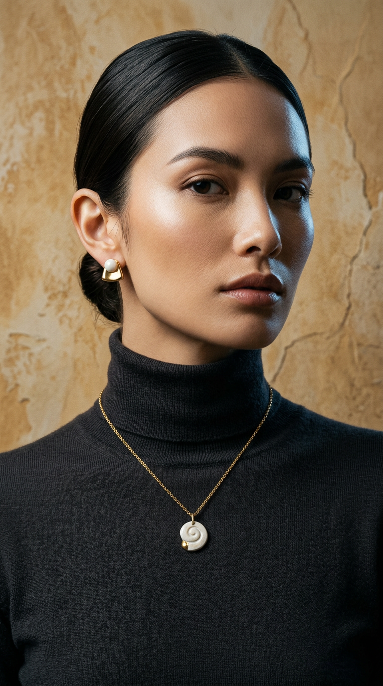 AI product shot of Not Quite Pearl Set