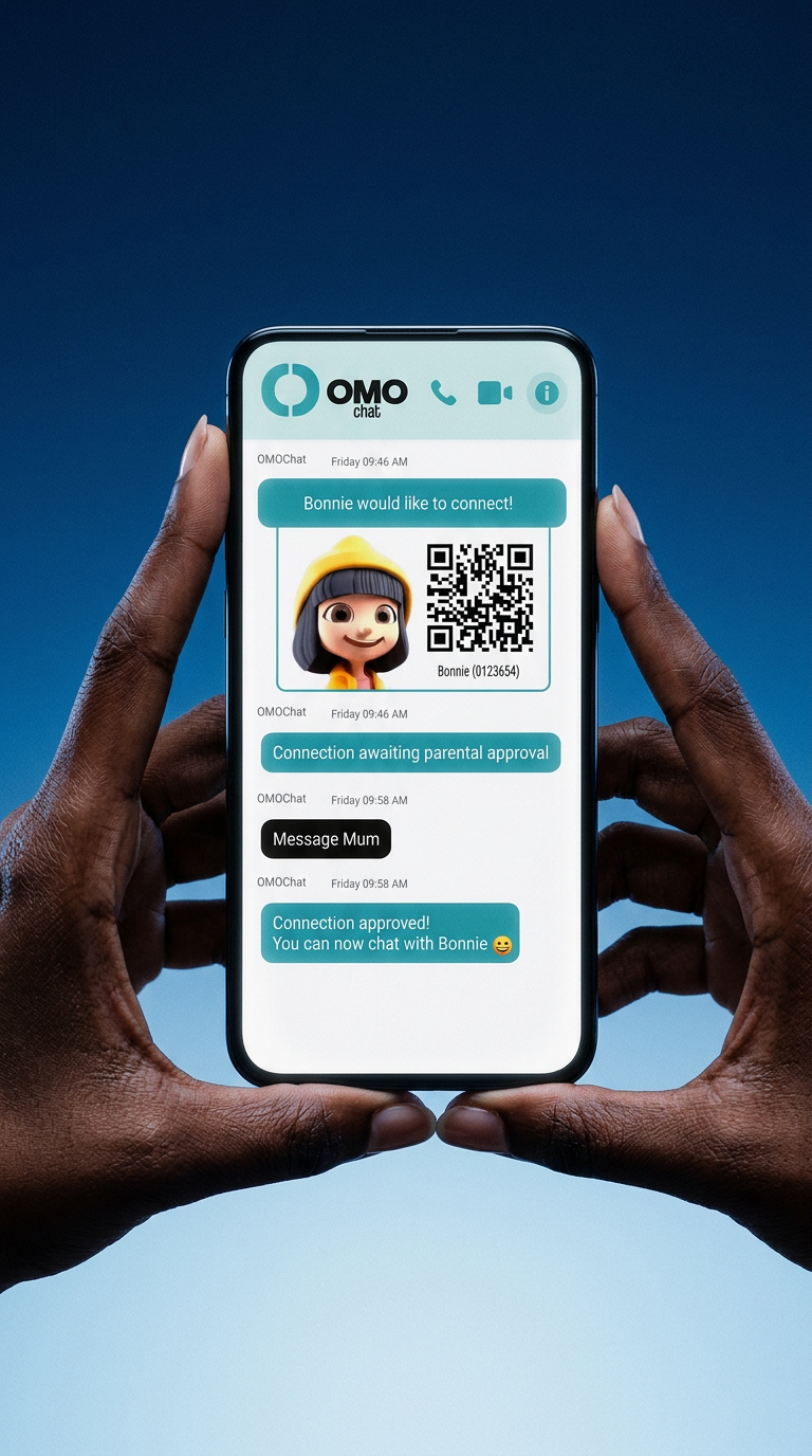 AI product shot of OMO Technology