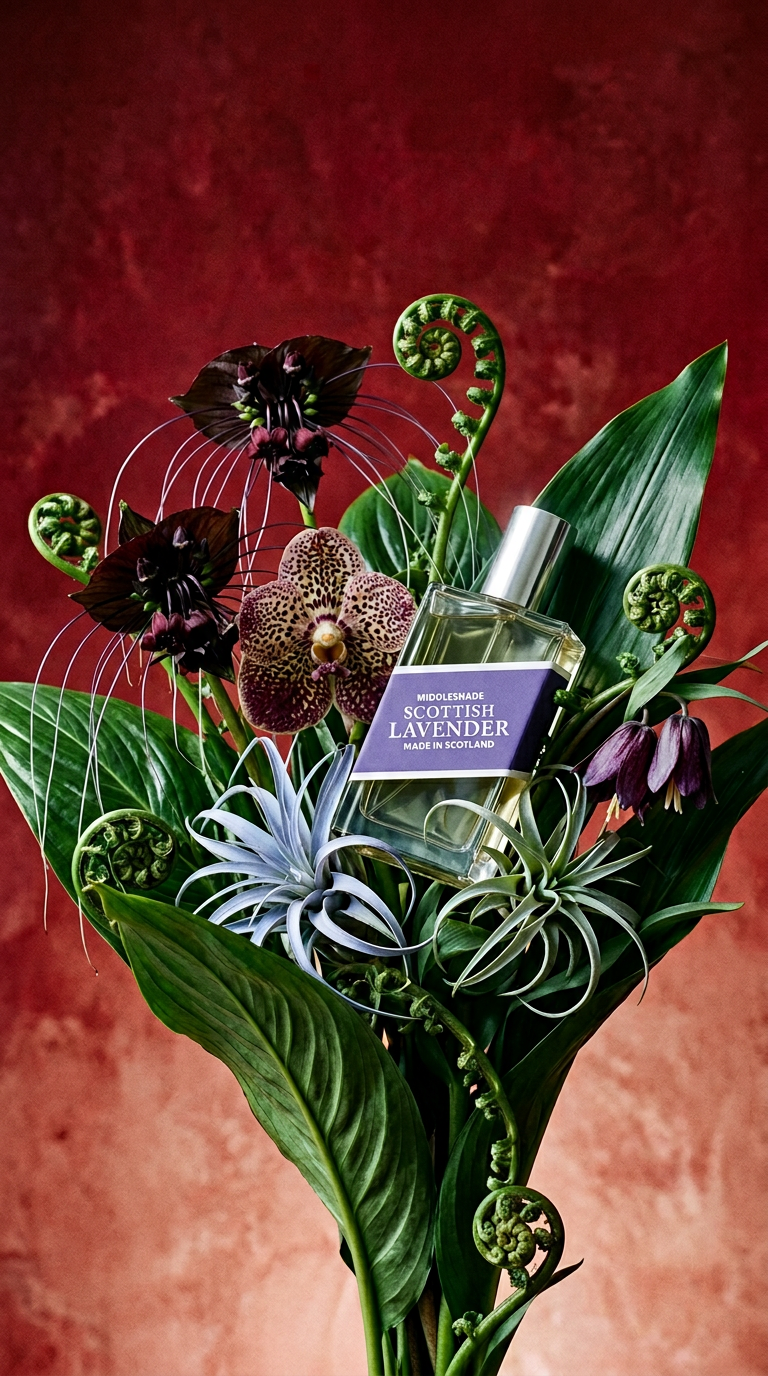 AI product shot of Scottish Lavender