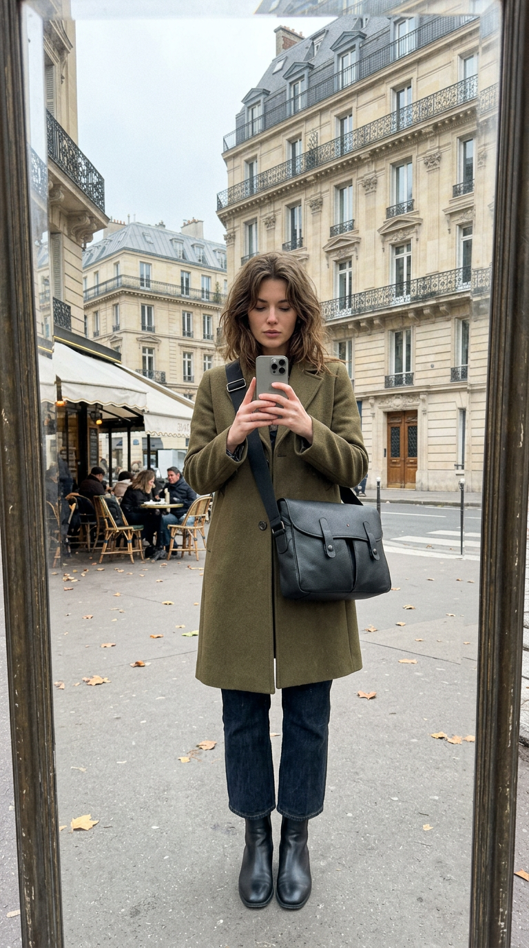 AI product shot of MILANO TRAVELER BAG – PEBBLED BLACK