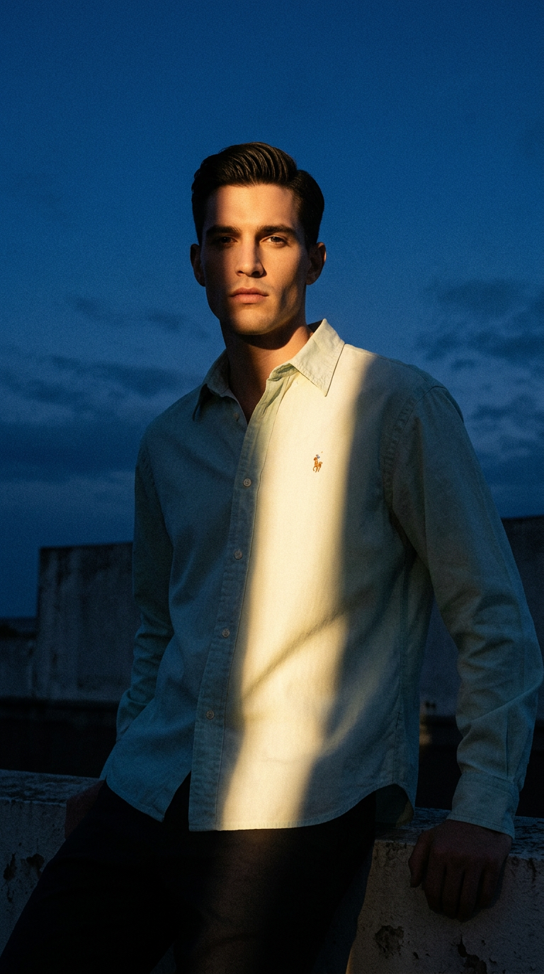 AI product shot of Polo Shirt