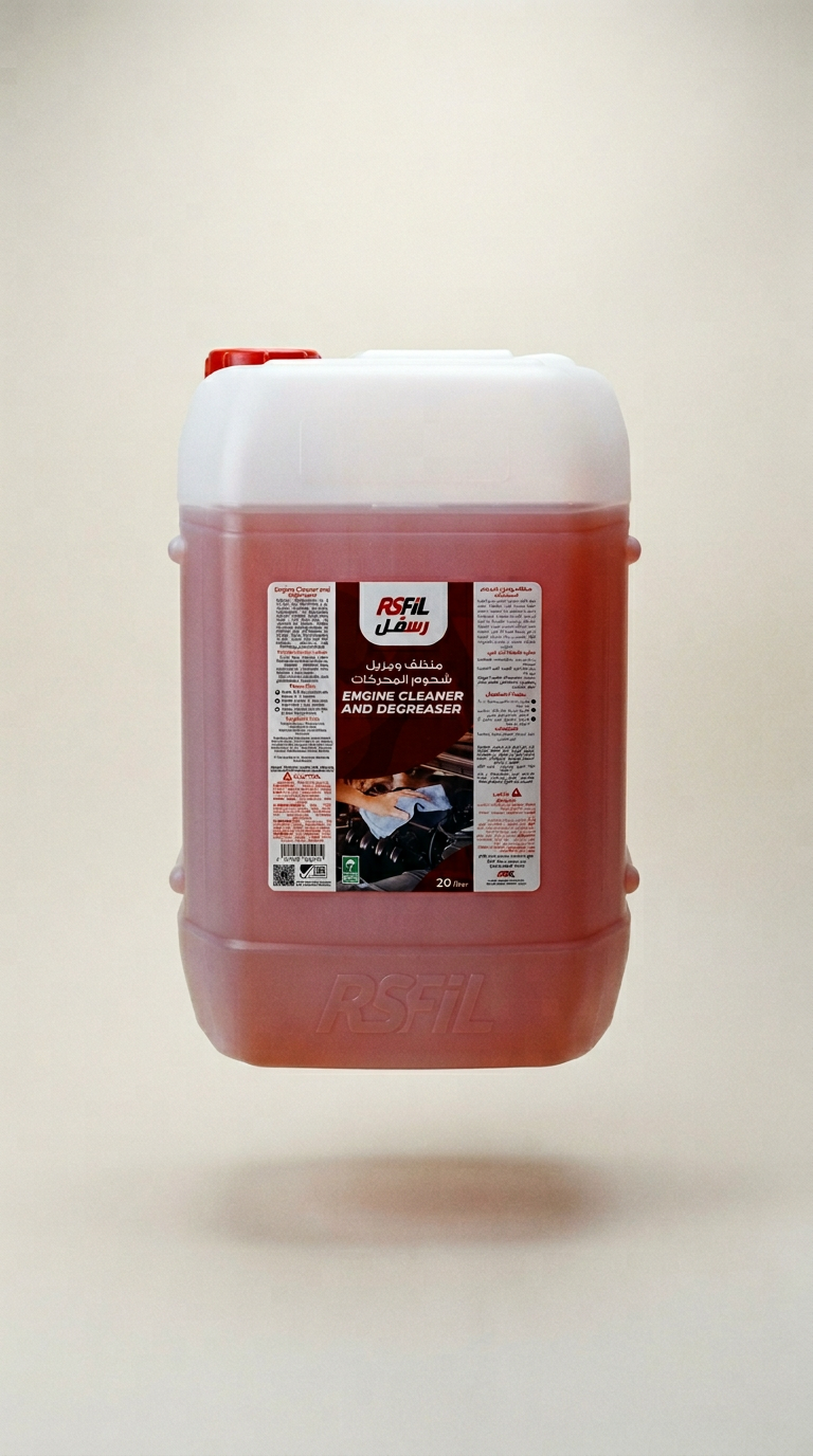 AI product shot of RSFIL Engine Cleaner & Degreaser – Multi-Purpose 20L