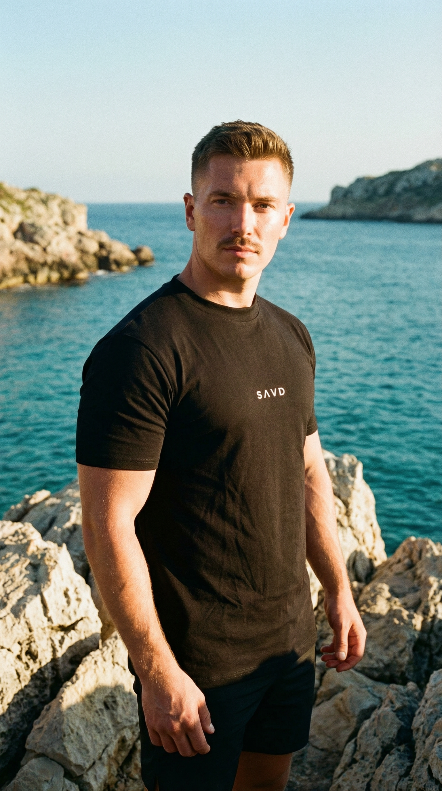 AI product shot of SAVD Performance T-Shirt - Black