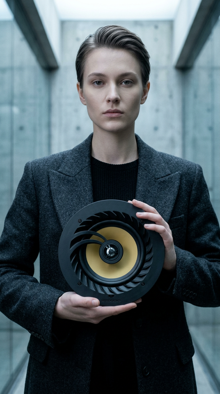 AI product shot of Lithe Audio 6.5" 2-way Ceiling Speaker (SINGLE)