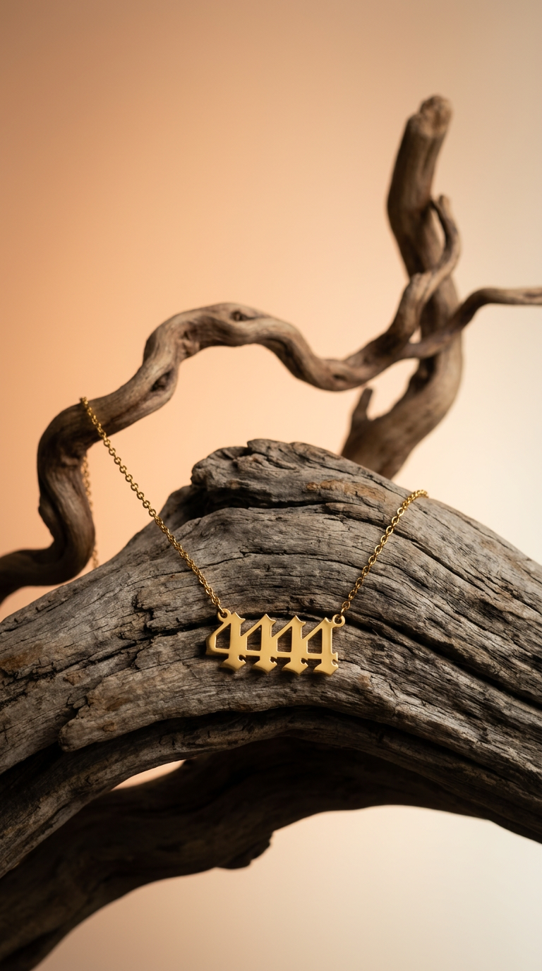 AI product shot of 4444 Necklace