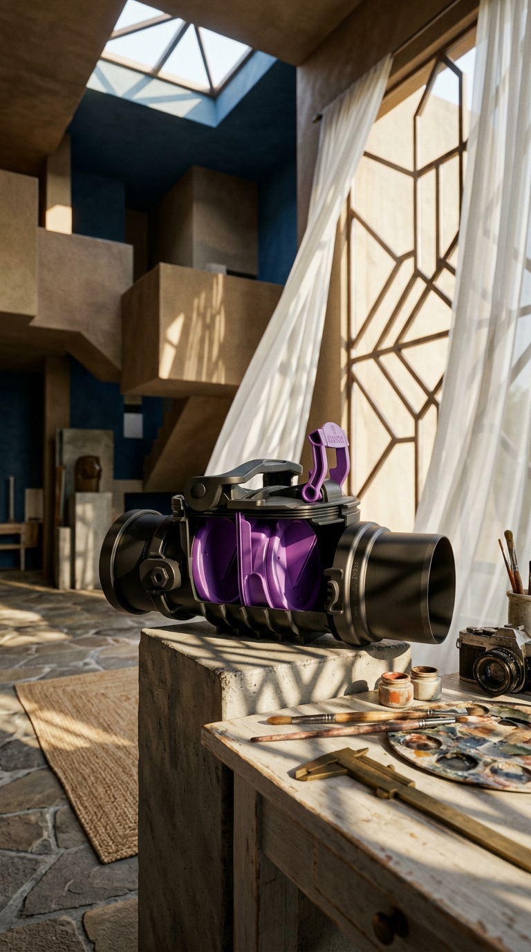 AI product shot of Rückstauverschluss Staufix