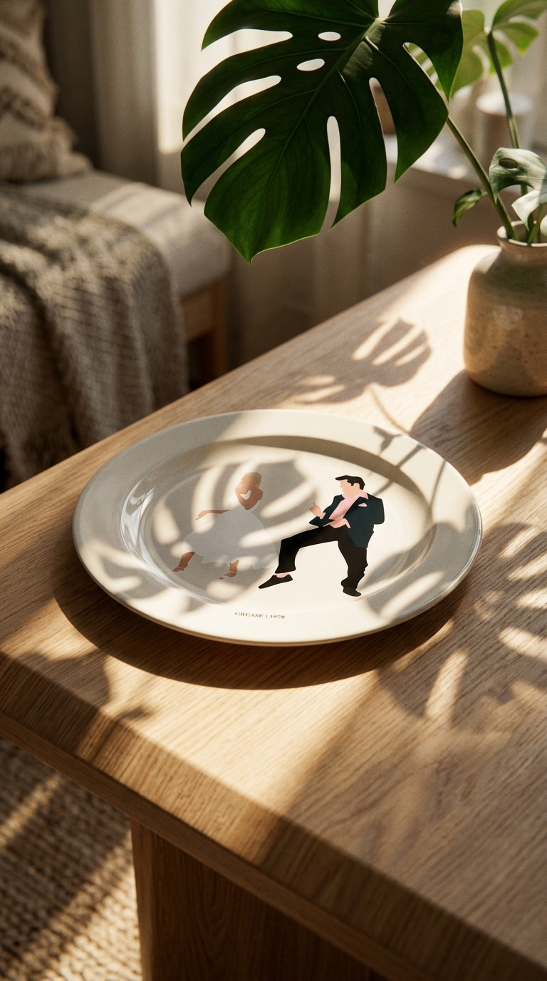 AI product shot of Greace Art Plate