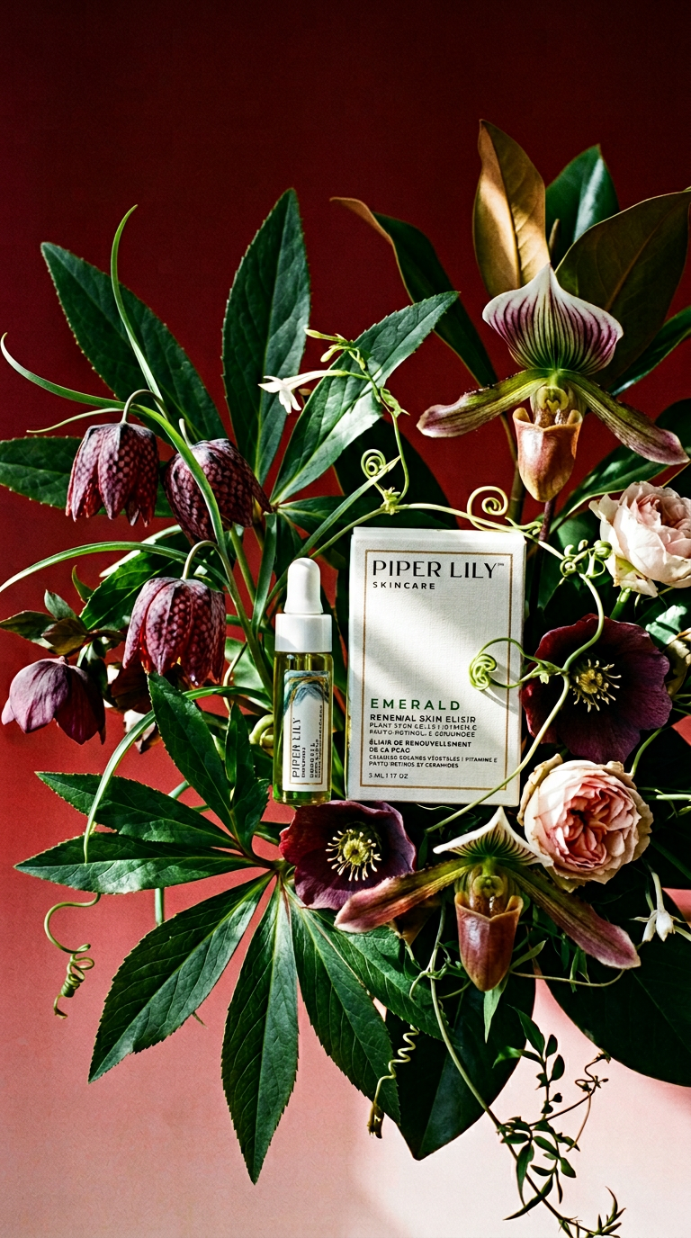 AI product shot of Emerald Renewal Elixir 5 ml