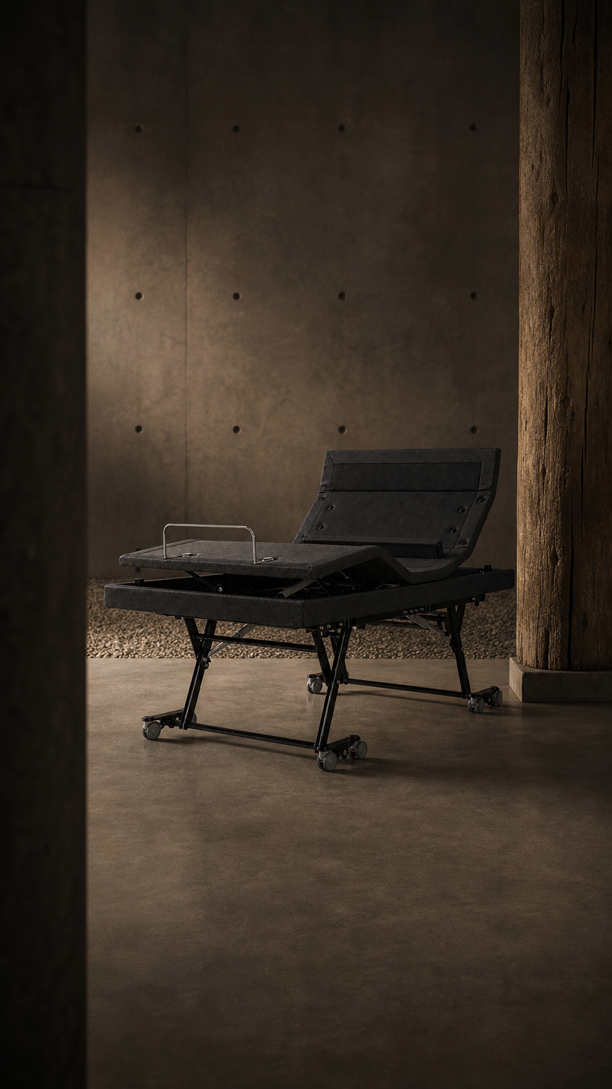 AI product shot of iMotion Lo-Lo Adjustable Bed