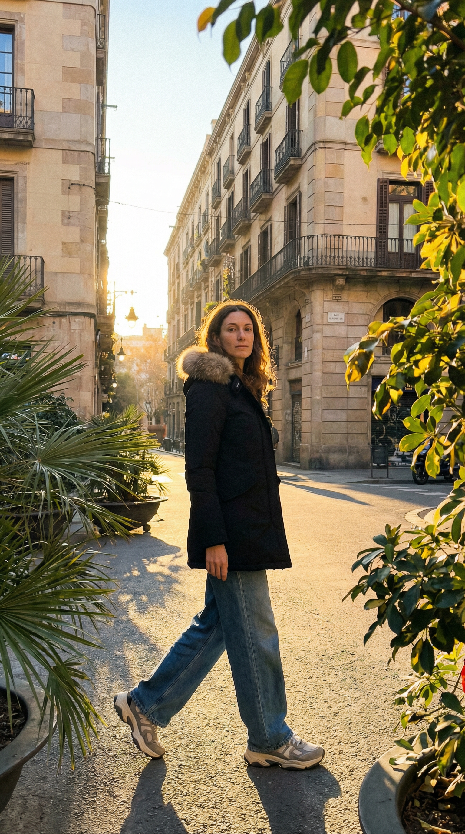 AI product shot of Parka Luxury Artic Raccoon