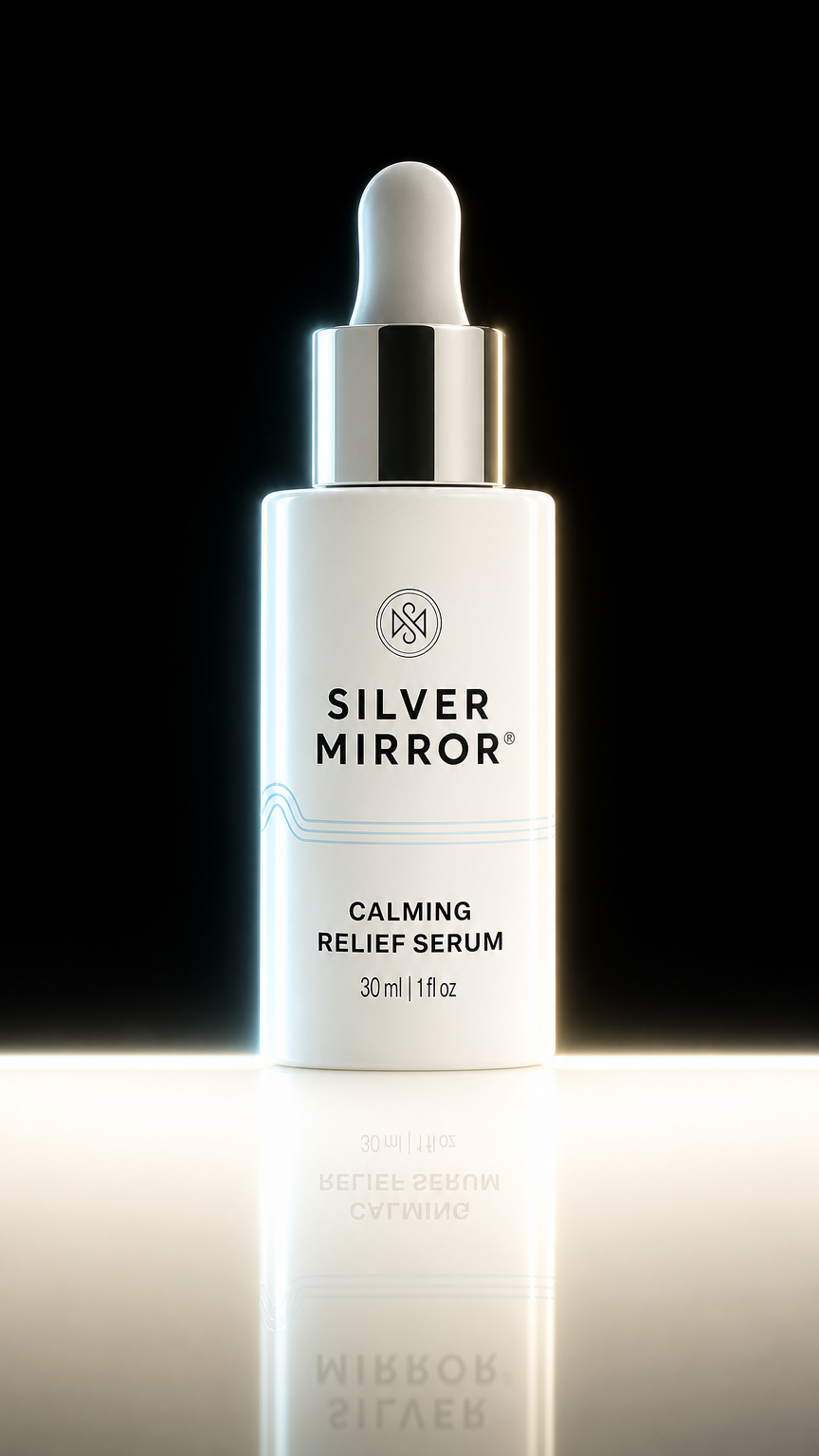 AI product shot of Calming Relief Serum