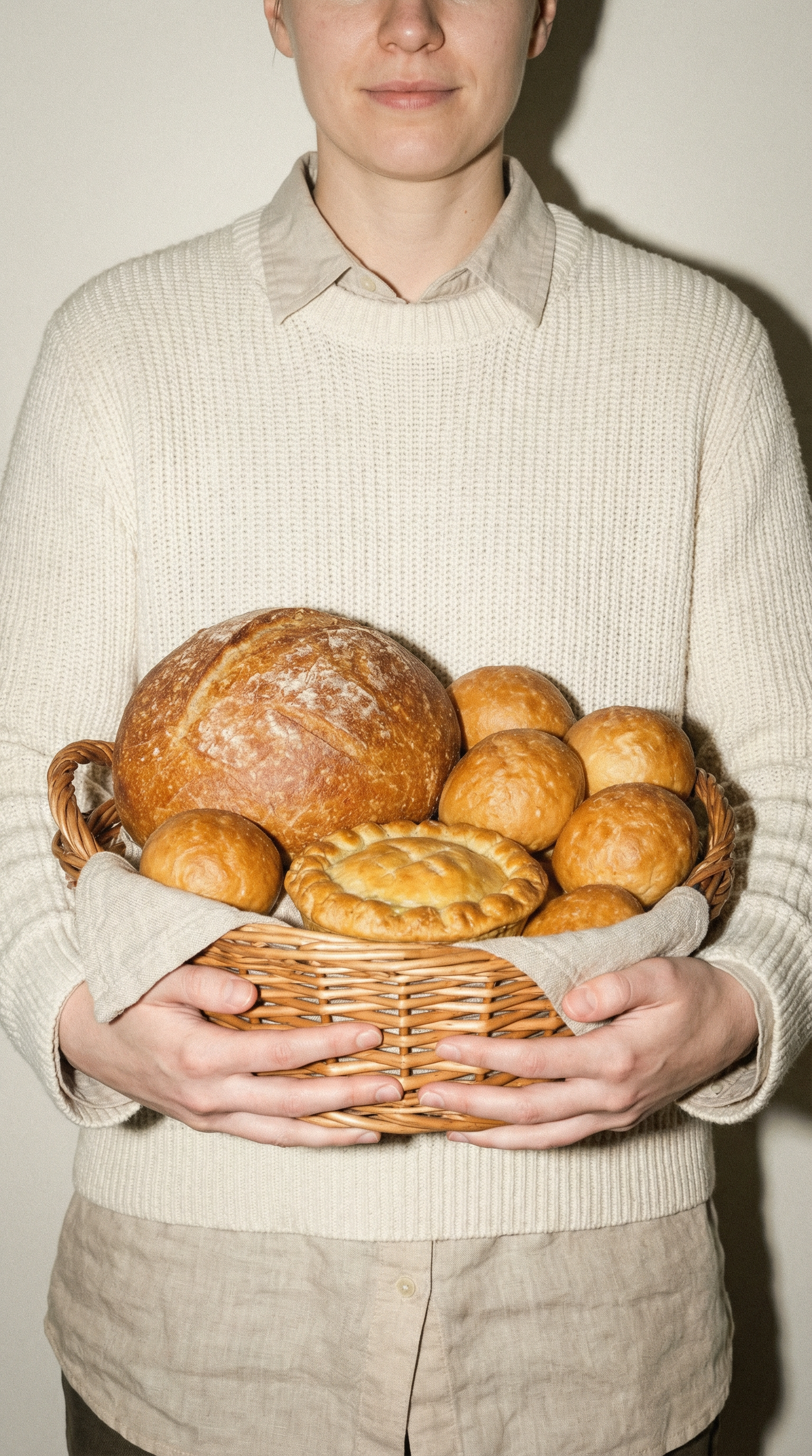 AI product shot of December Bread Basket