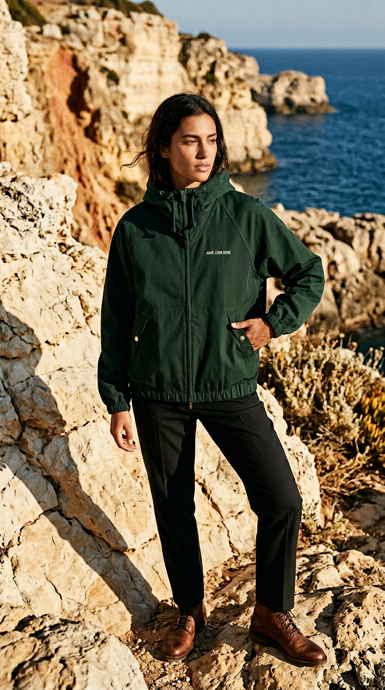 AI product shot of Micro Logo Lightweight Jacket