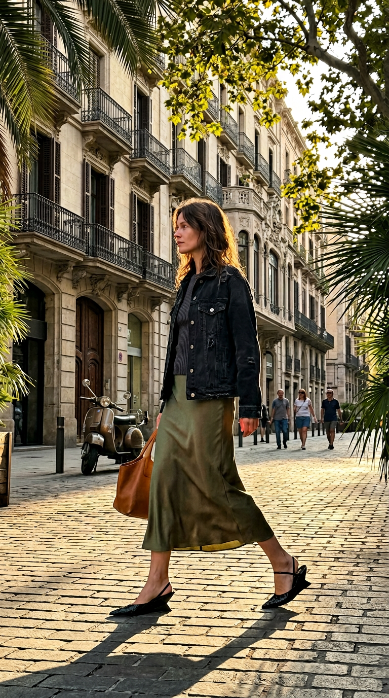 AI product shot of Salem Black Leather